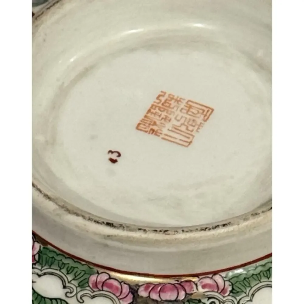 Set of 6 Antique Haviland & Co. Limoges France Floral Berry Bowls